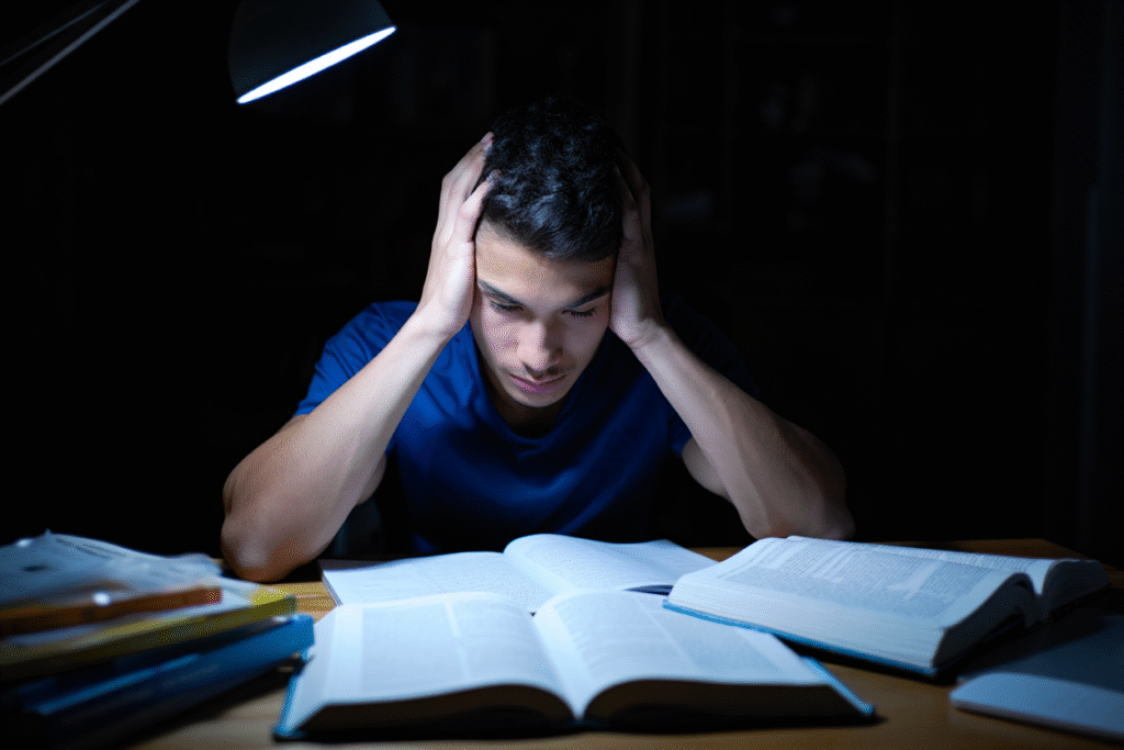 Il Mio Burnout da Mappe Concettuali (E Come Ne Sono Uscito) Burnout studenti sotto pressione - sintomi overtraining da studio e stress da iper-performatività