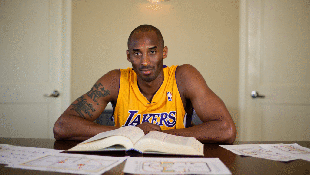 L'Approccio Ossessivo: Ogni Dettaglio Conta Kobe Bryant studia schemi basket Lakers - approccio ossessivo preparazione dettagli Mamba Mentality filosofia