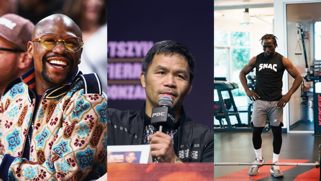 Confronto leggende pugilato: Floyd Mayweather imbattuto, Manny Pacquiao otto categorie peso, Terence Crawford tre volte campione indiscusso