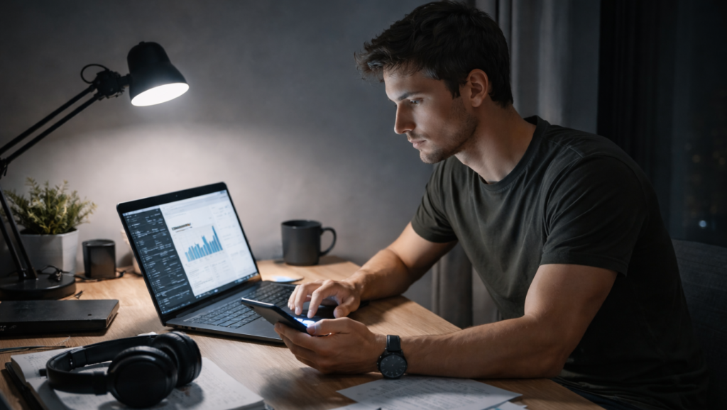 Deep work concentrazione notturna time blocking sistemi produttività autodisciplina quotidiana